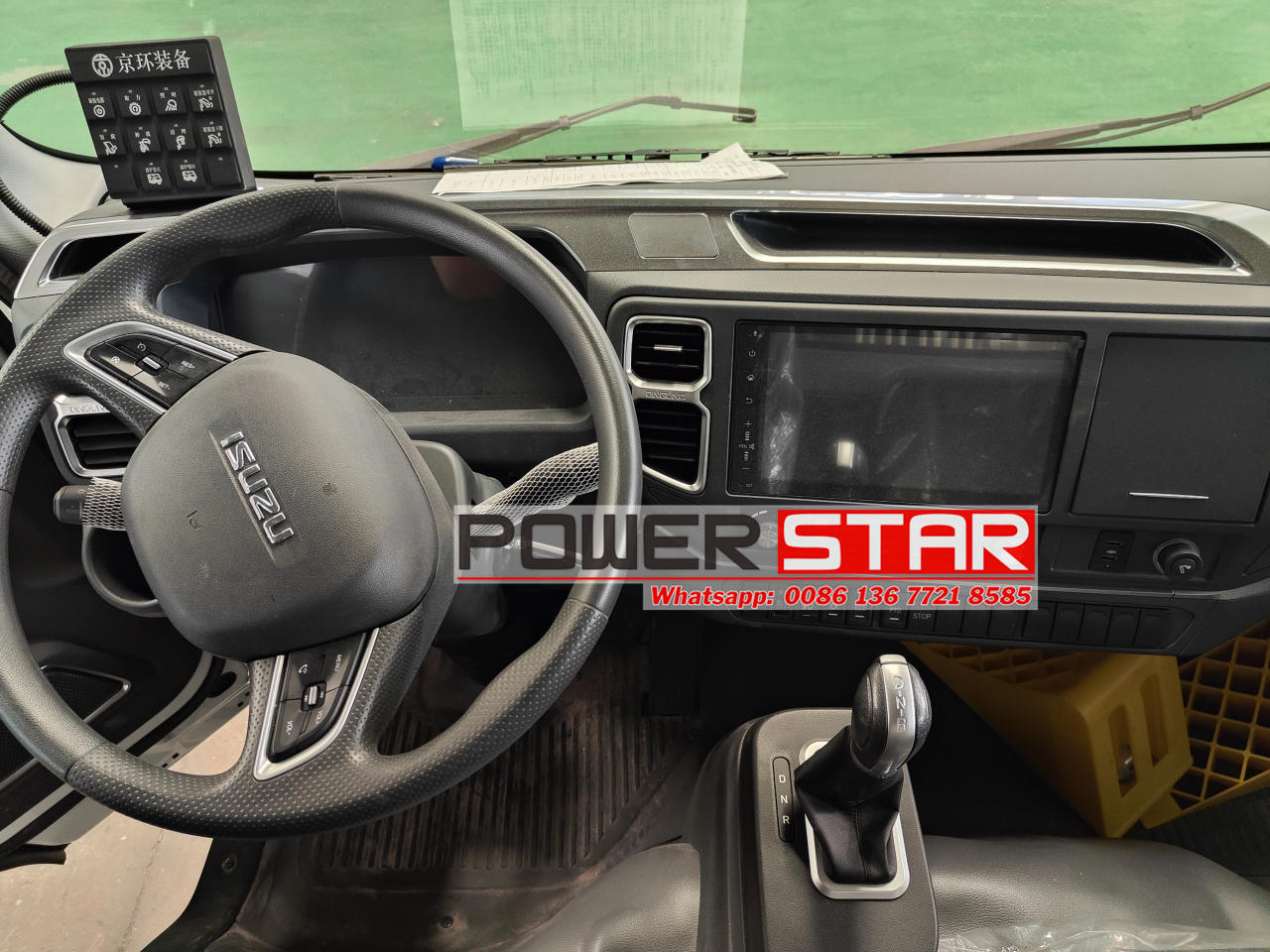 Isuzu Electric rear loading compactor truck technical specifications