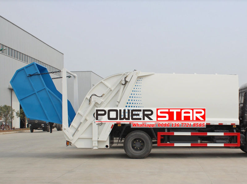 ★Swing arm compression garbage truck