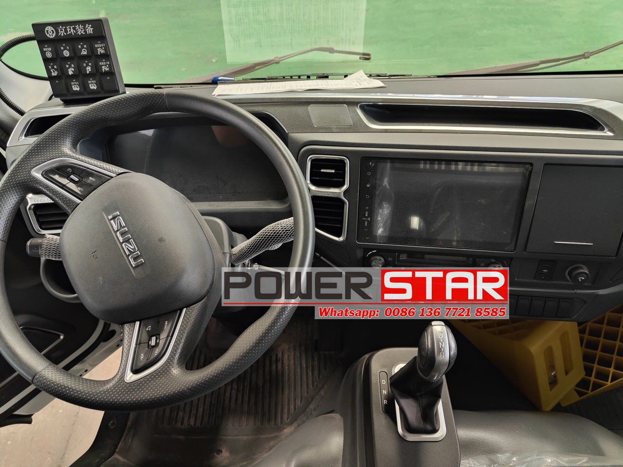 Isuzu Electric refuse compactor garbage truck 