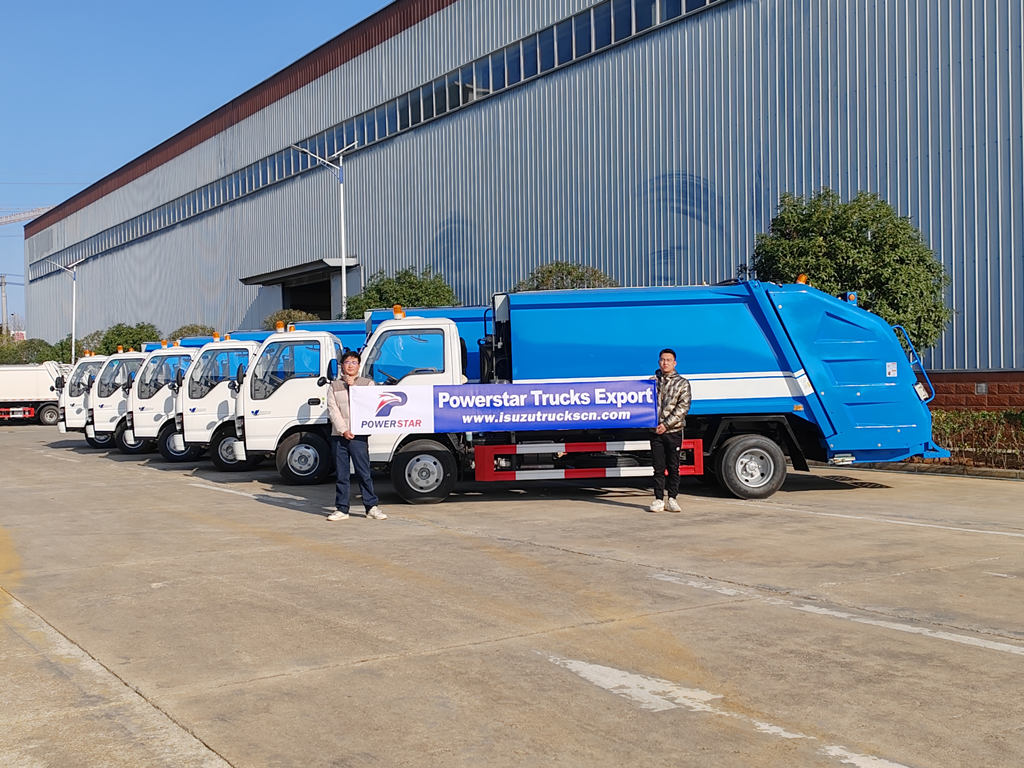 Best ISUZU waste compactor trucks for sale