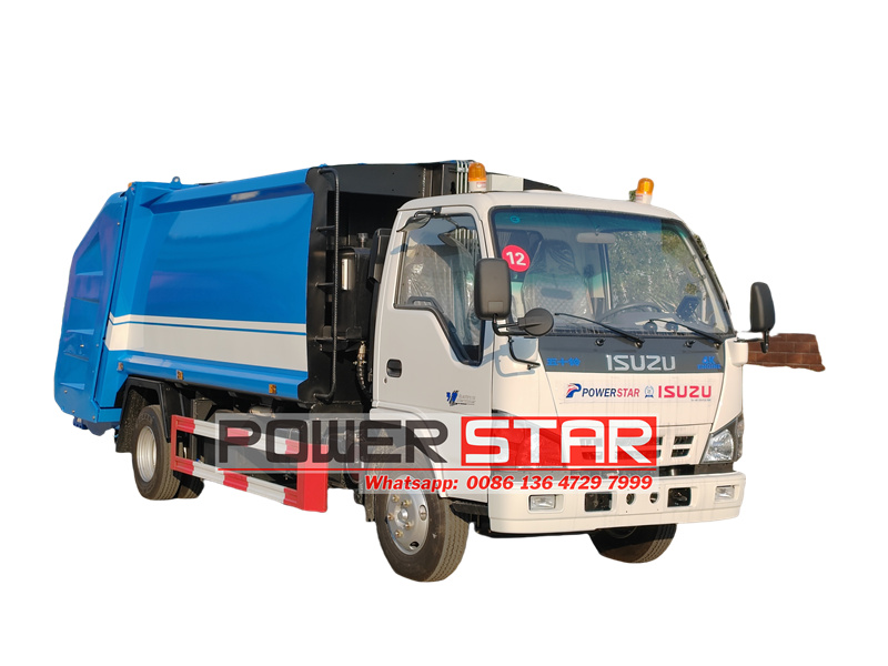 Isuzu NKR refuse compactor truck for sale