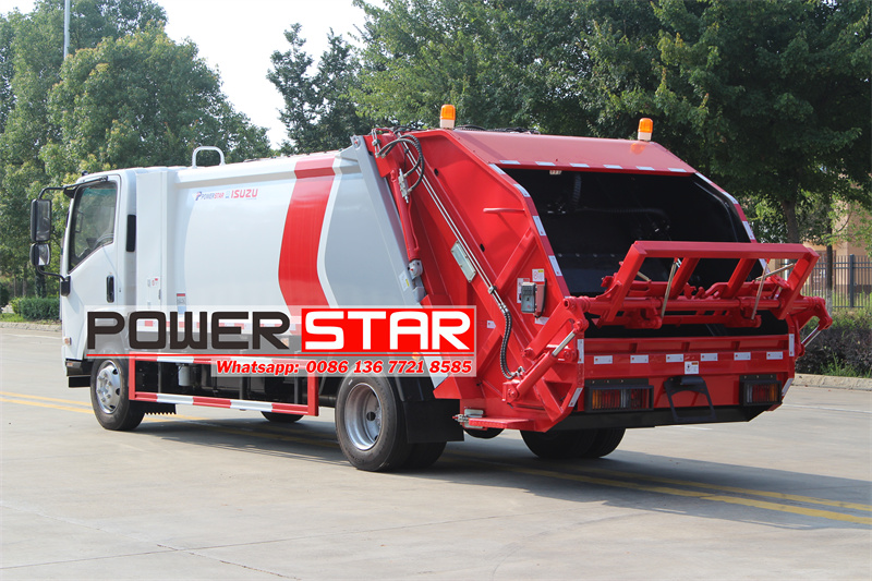 Isuzu rear loader compactor