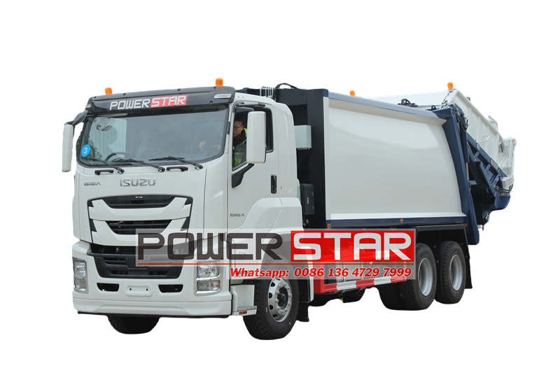 Isuzu giga 20cbm refuse compactor truck