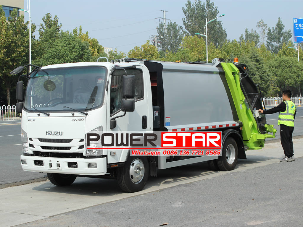 ISUZU trash compactor trucks for sale