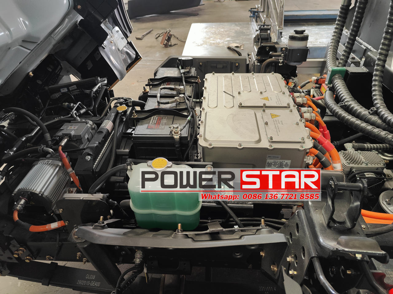 Isuzu Electric refuse compactor garbage truck 
