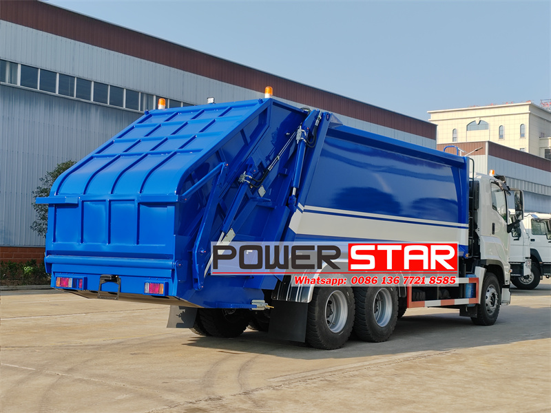 Large floor-standing bucket fully sealed compression garbage truck