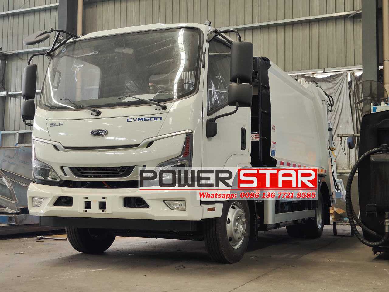 Isuzu Electric refuse compactor garbage truck 