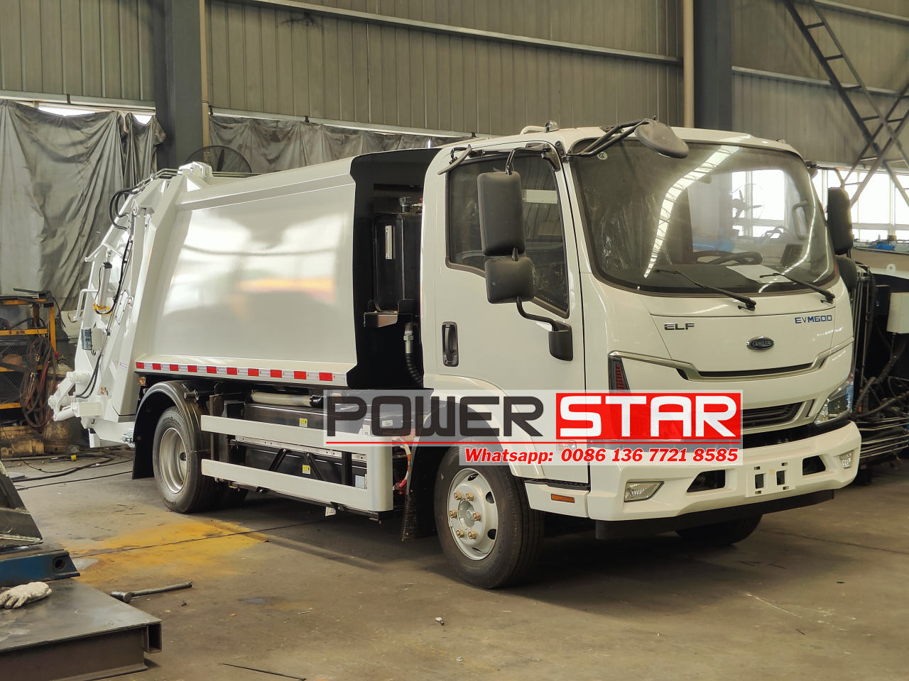 Isuzu Electric refuse compactor garbage truck 