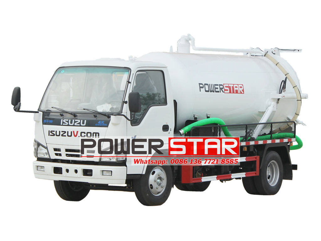 Isuzu NKR septic tank truck