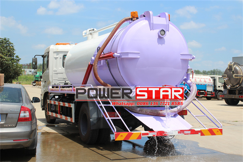 Isuzu sewage pump truck