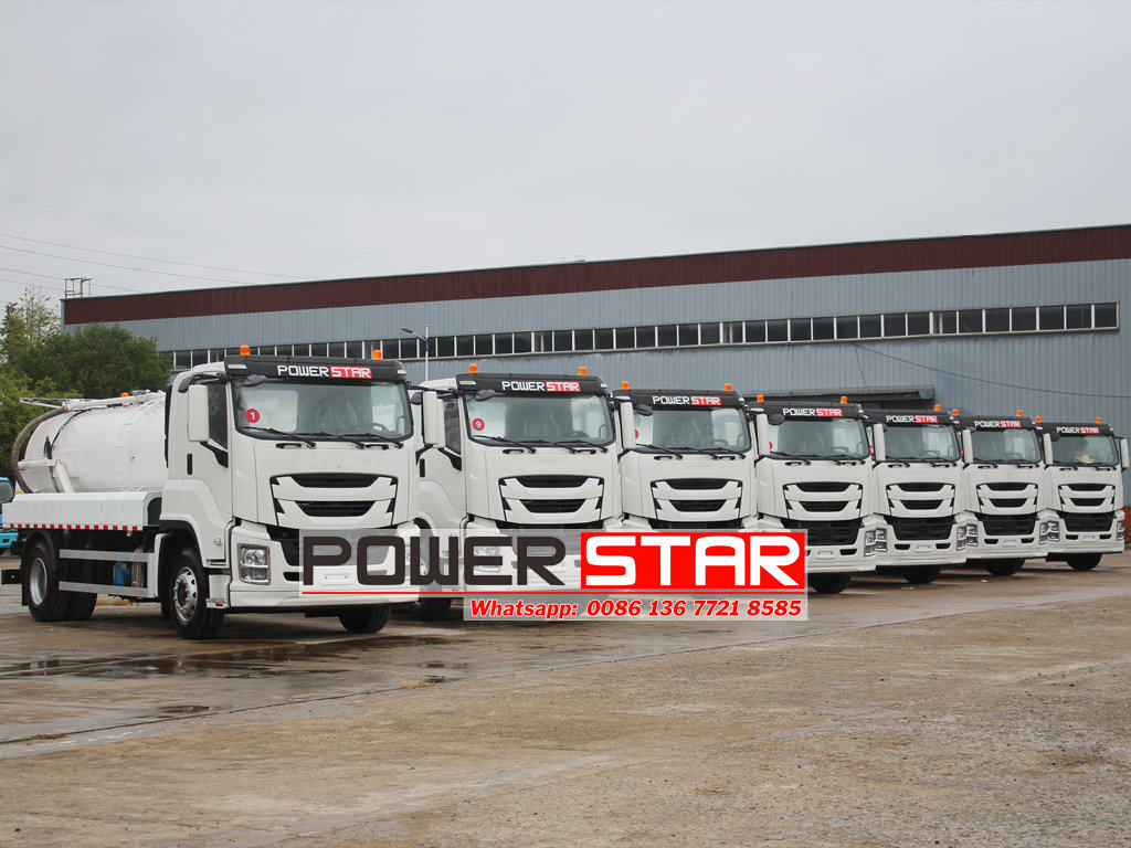 ISUZU vacuum tank trucks for sale