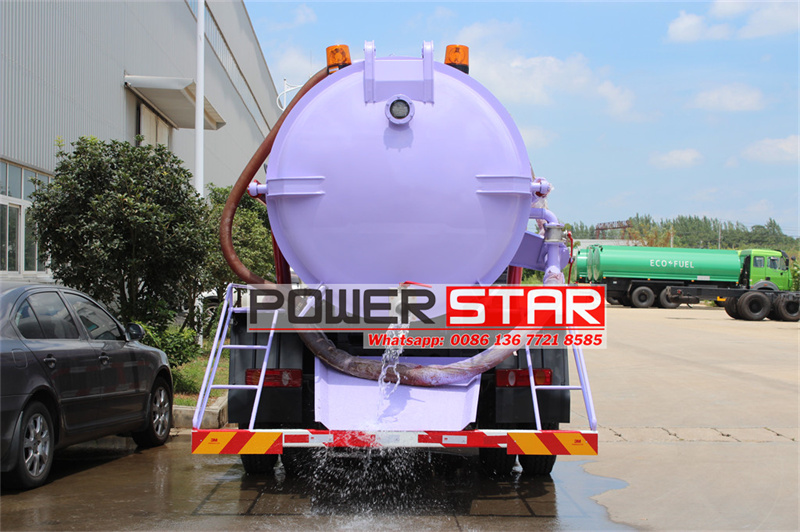 Isuzu sewage pump truck