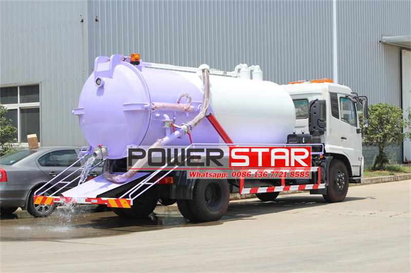 Isuzu sewage pump truck