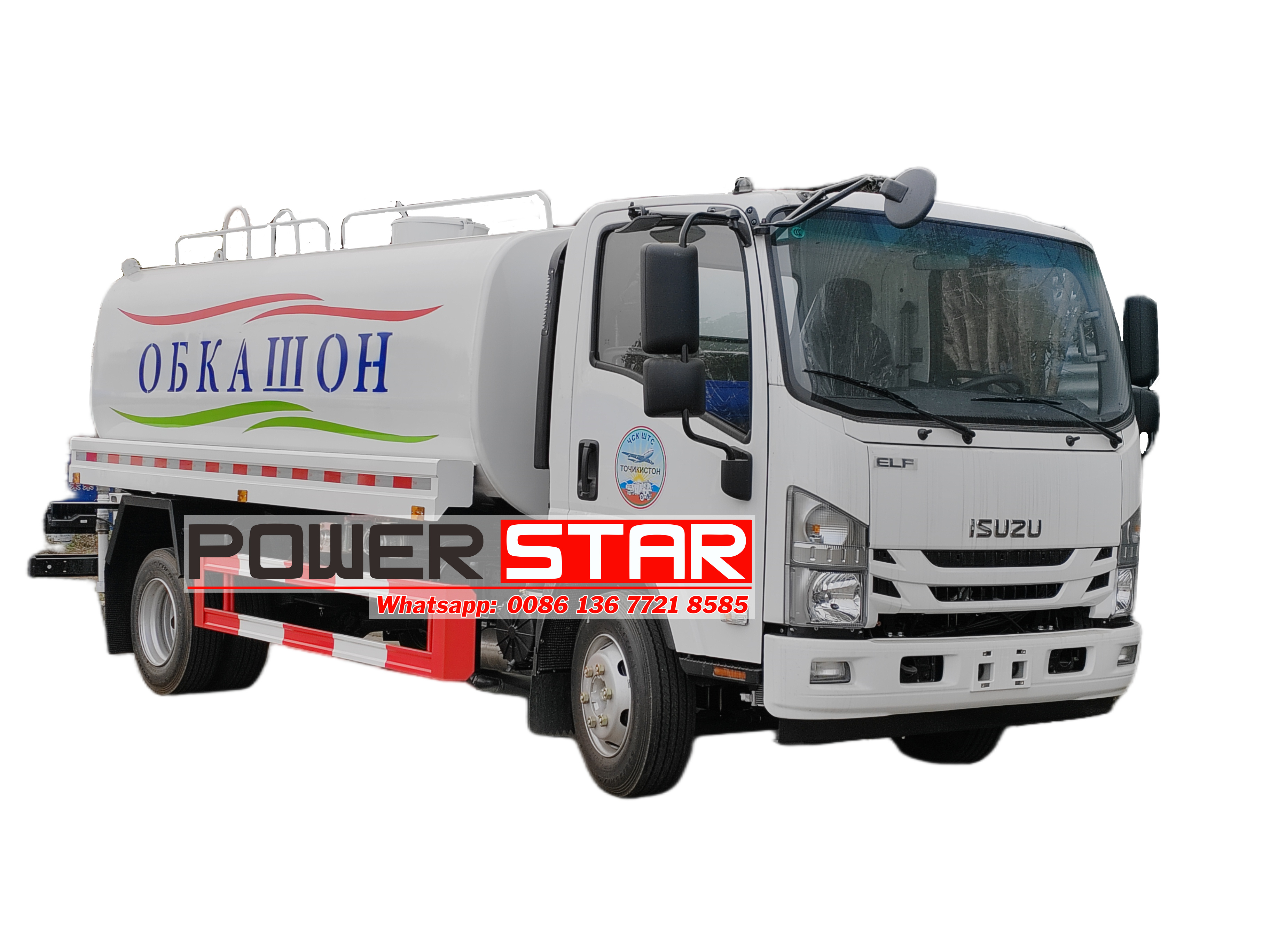 Russia Isuzu water hauling tanker truck