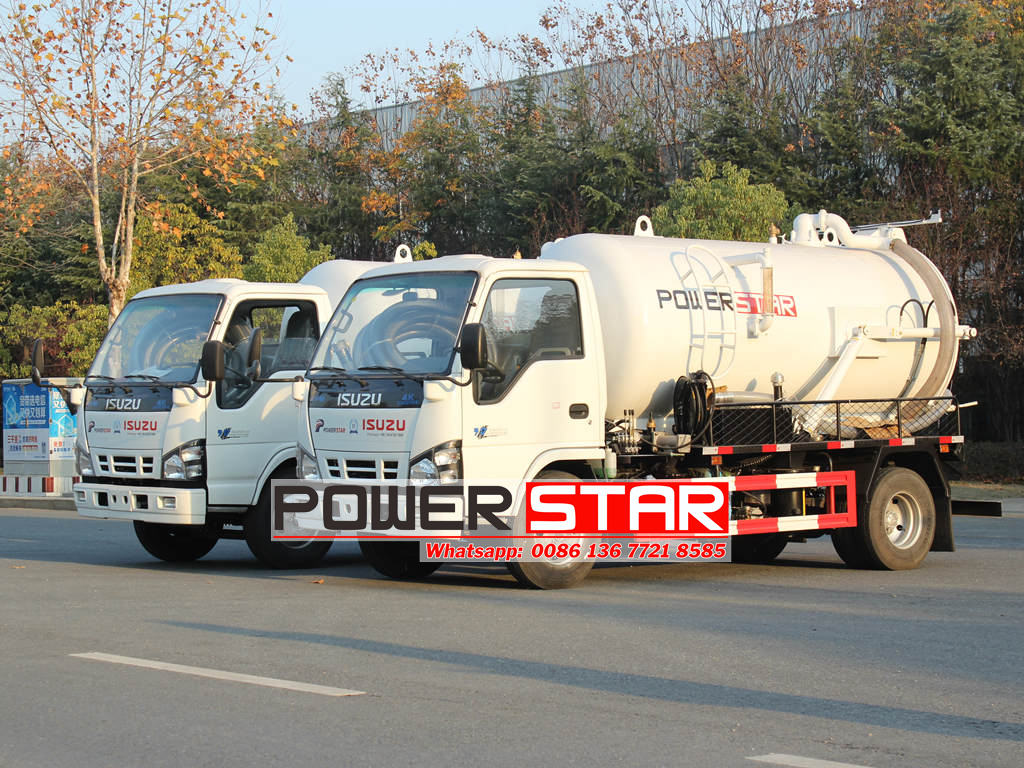 Good performance ISUZU vacuum pump trucks