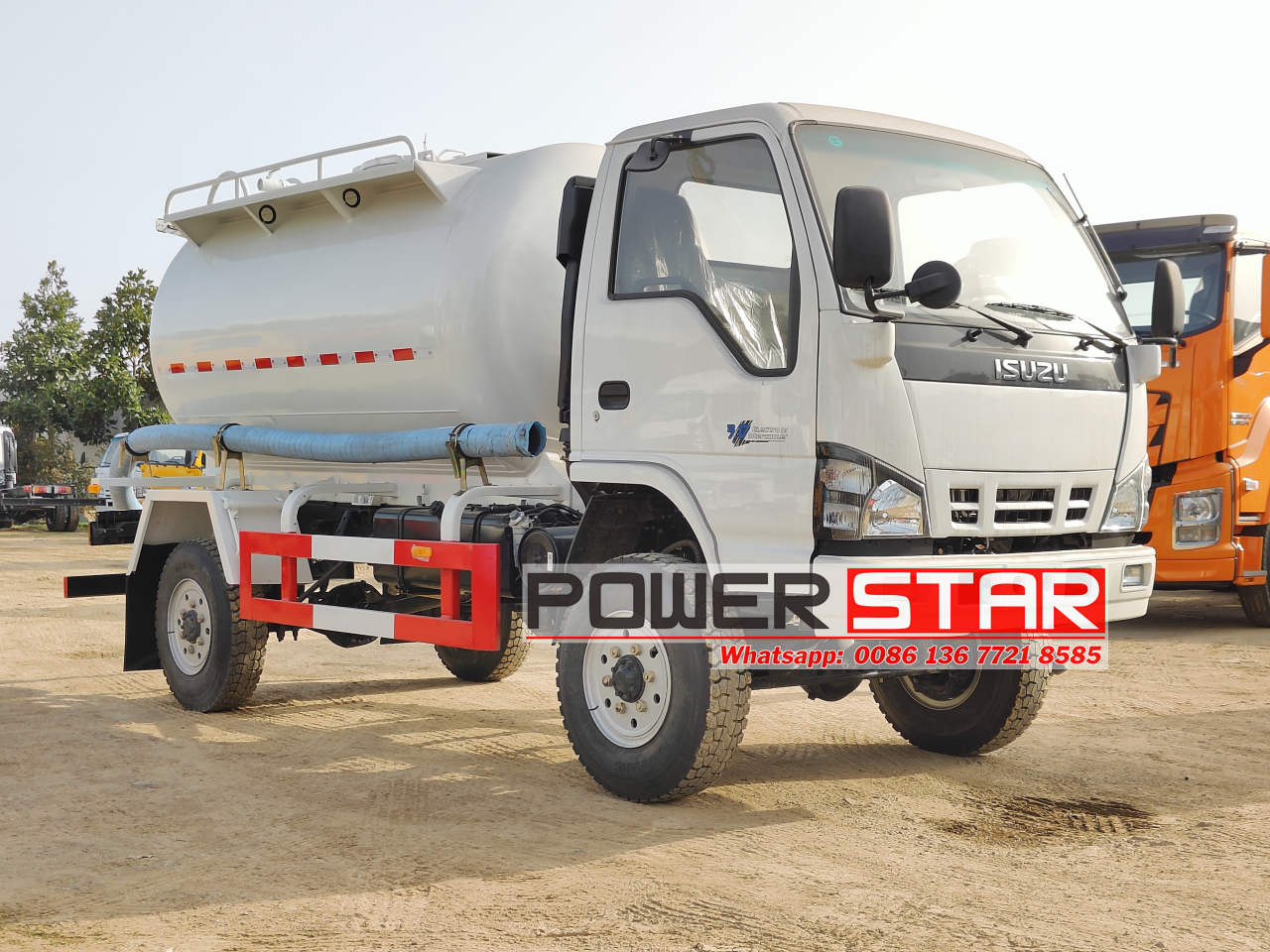 Philippines Isuzu 4 wheeler vacuum suction truck factory supplier