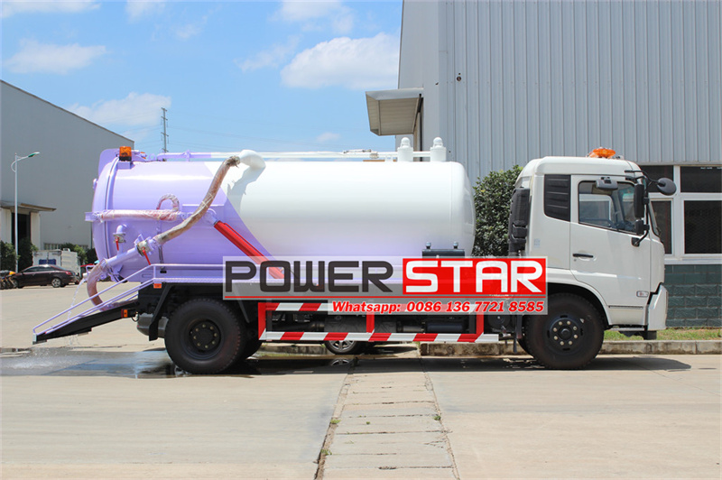 Isuzu sewage pump truck