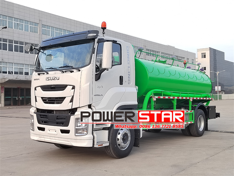 Isuzu FVR GIGA sewage suction truck
