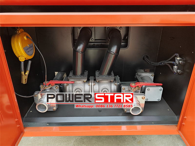 Inlet and outlet pipes