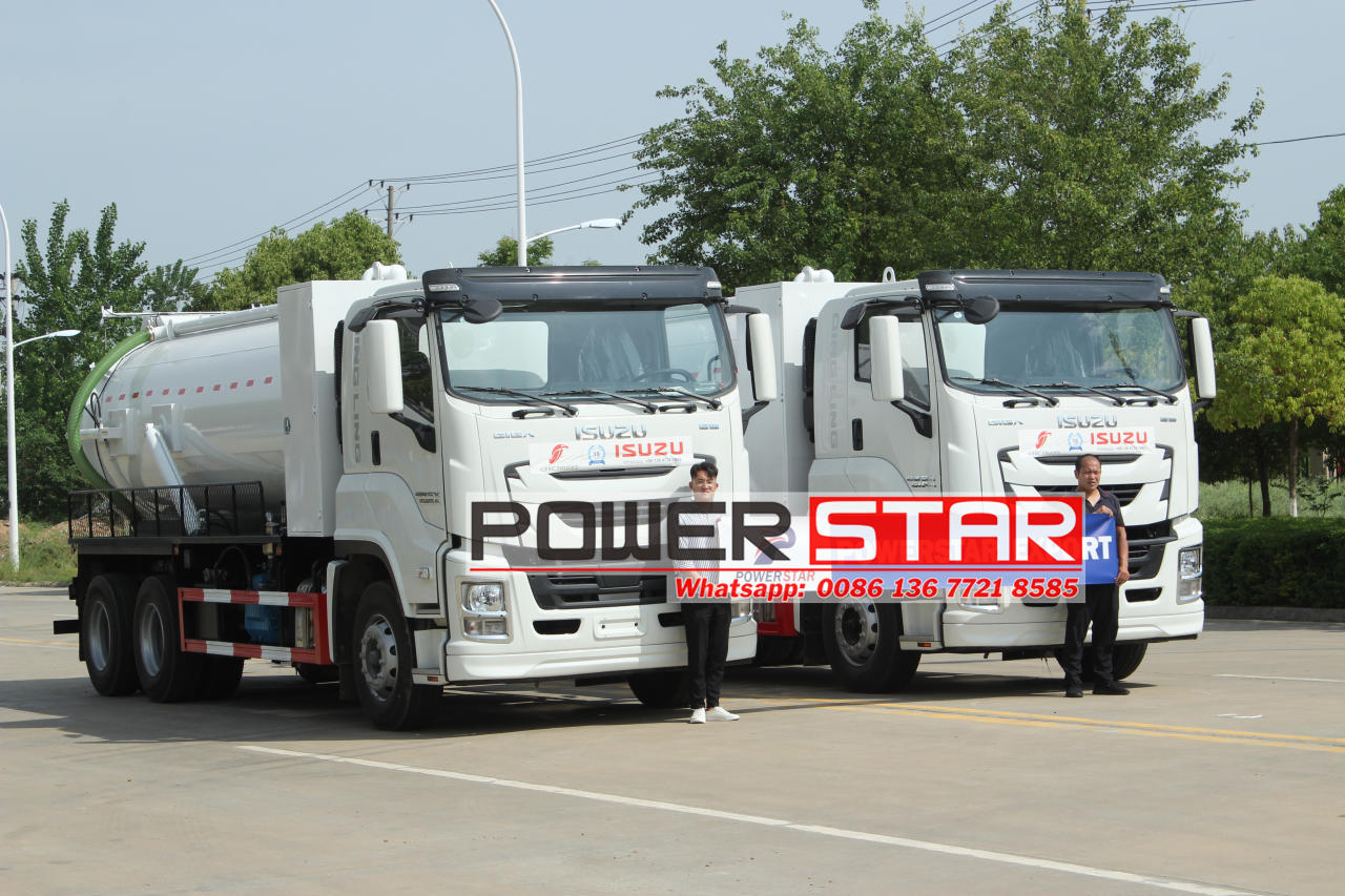 Isuzu GIGA Bobtail Vacuum Truck with Moro Pump PM110W product launch
