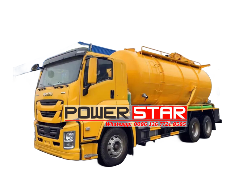 isuzu vacuum tanker truck