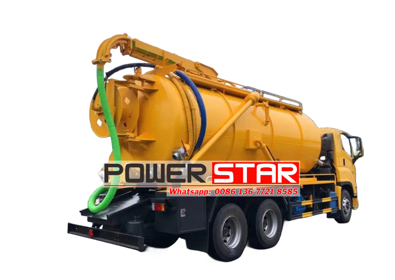 isuzu vacuum tanker truck