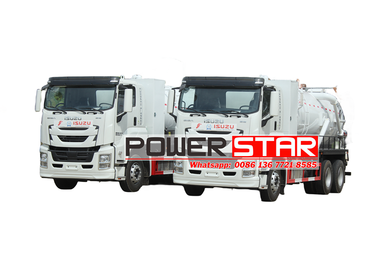 isuzu vacuum tanker truck
