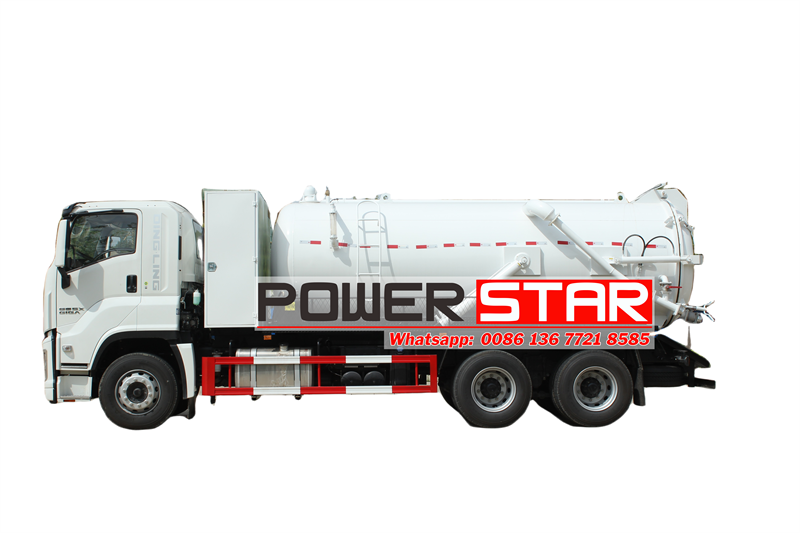 isuzu vacuum suction tanker