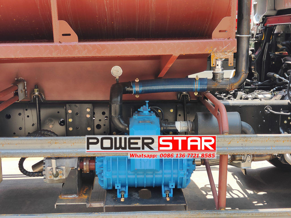 ISUZU sewage truck with MORO pump