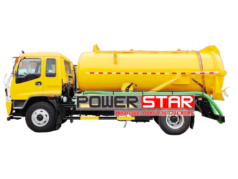 isuzu vacuum suction truck