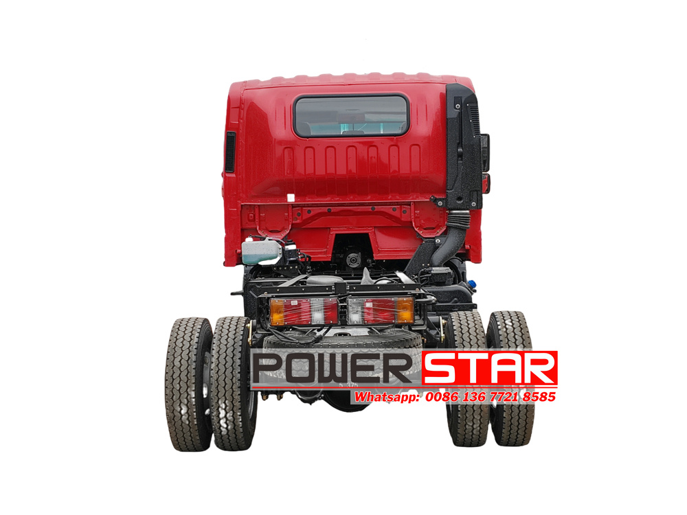 Isuzu KV600 4X4 double row cabin fire engine chassis