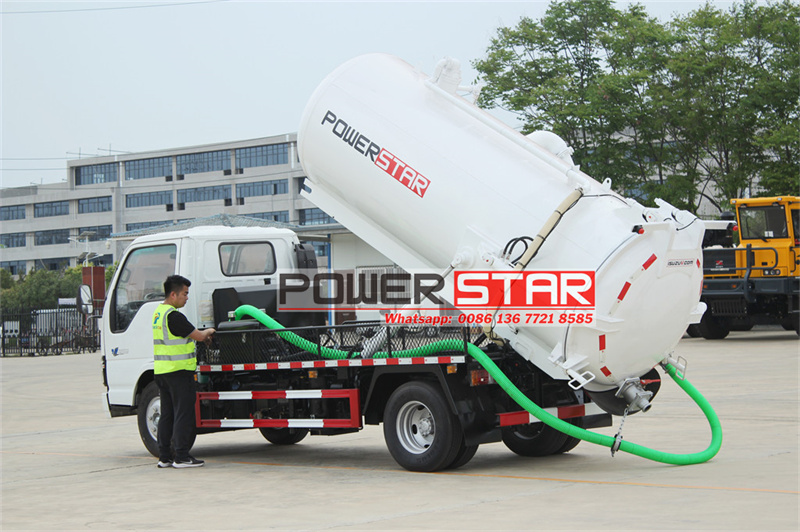  Isuzu sewage tank truck