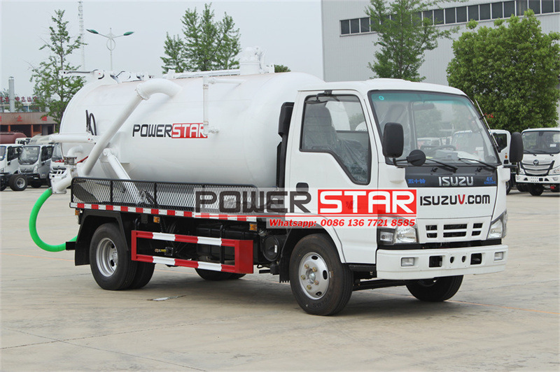 ISUZU NKR sewage tank truck