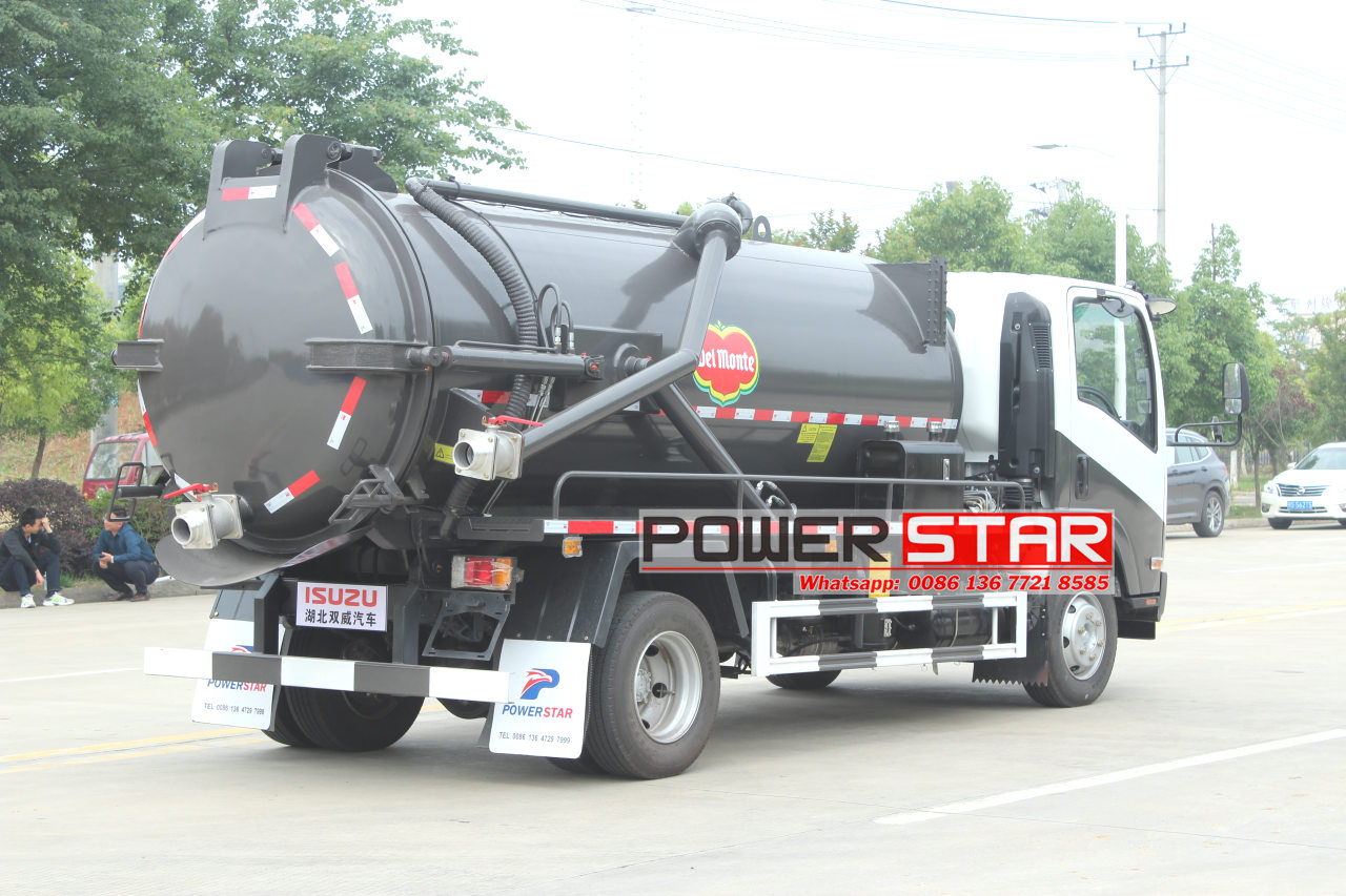 Isuzu NPR Series Sewerage Cleaning Truck MORO PM80A