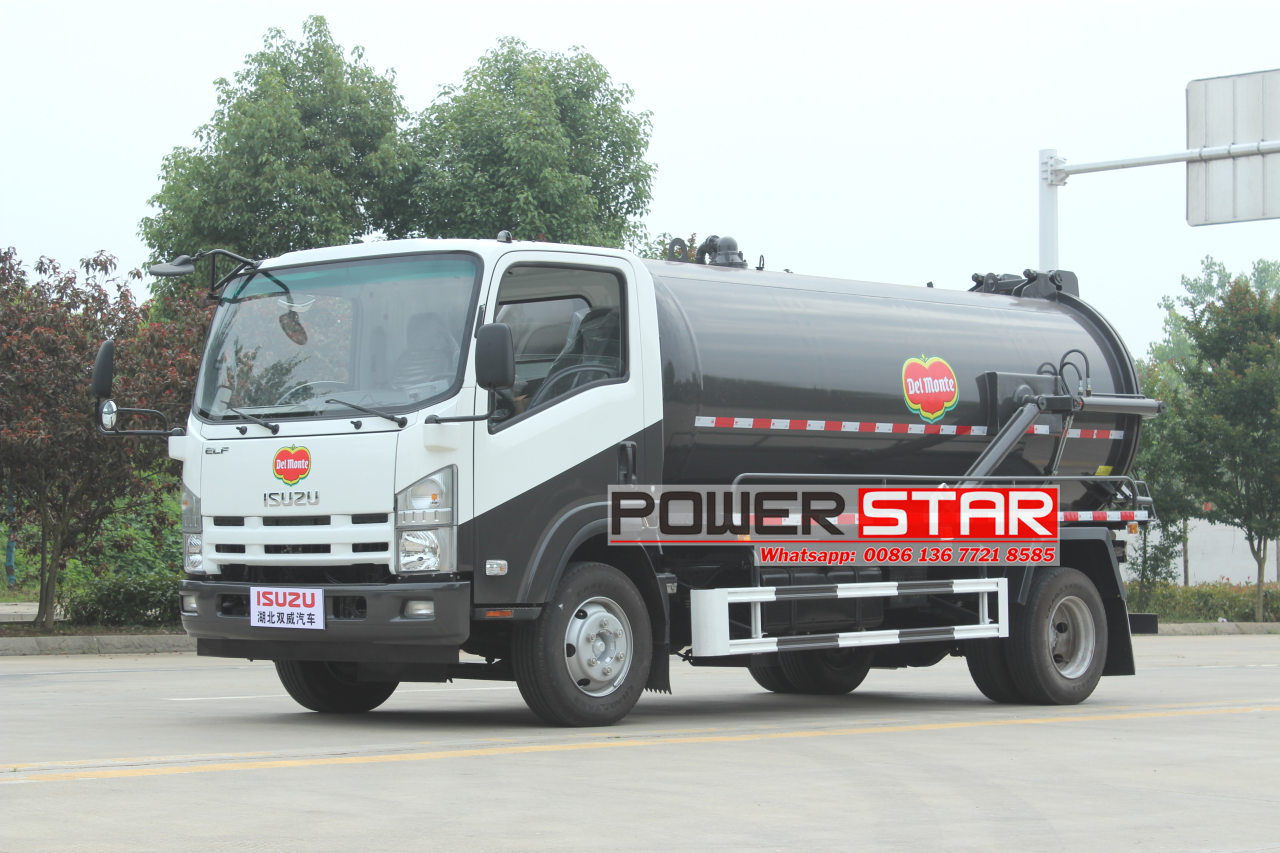 Isuzu NPR Series Sewerage Cleaning Truck MORO PM80A