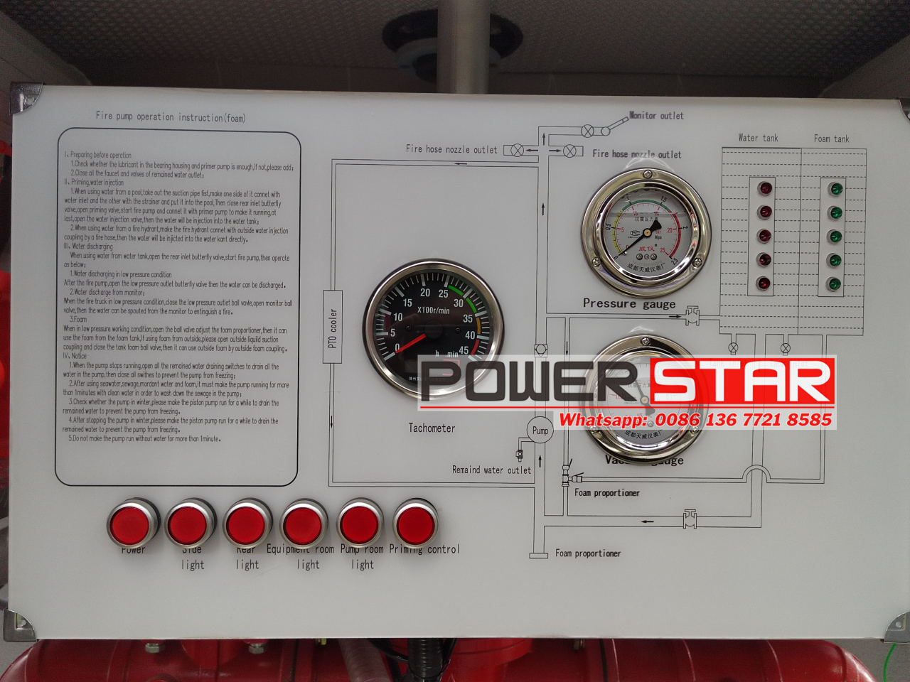 Isuzu N series Rescue Fire truck Maintenance Checklist