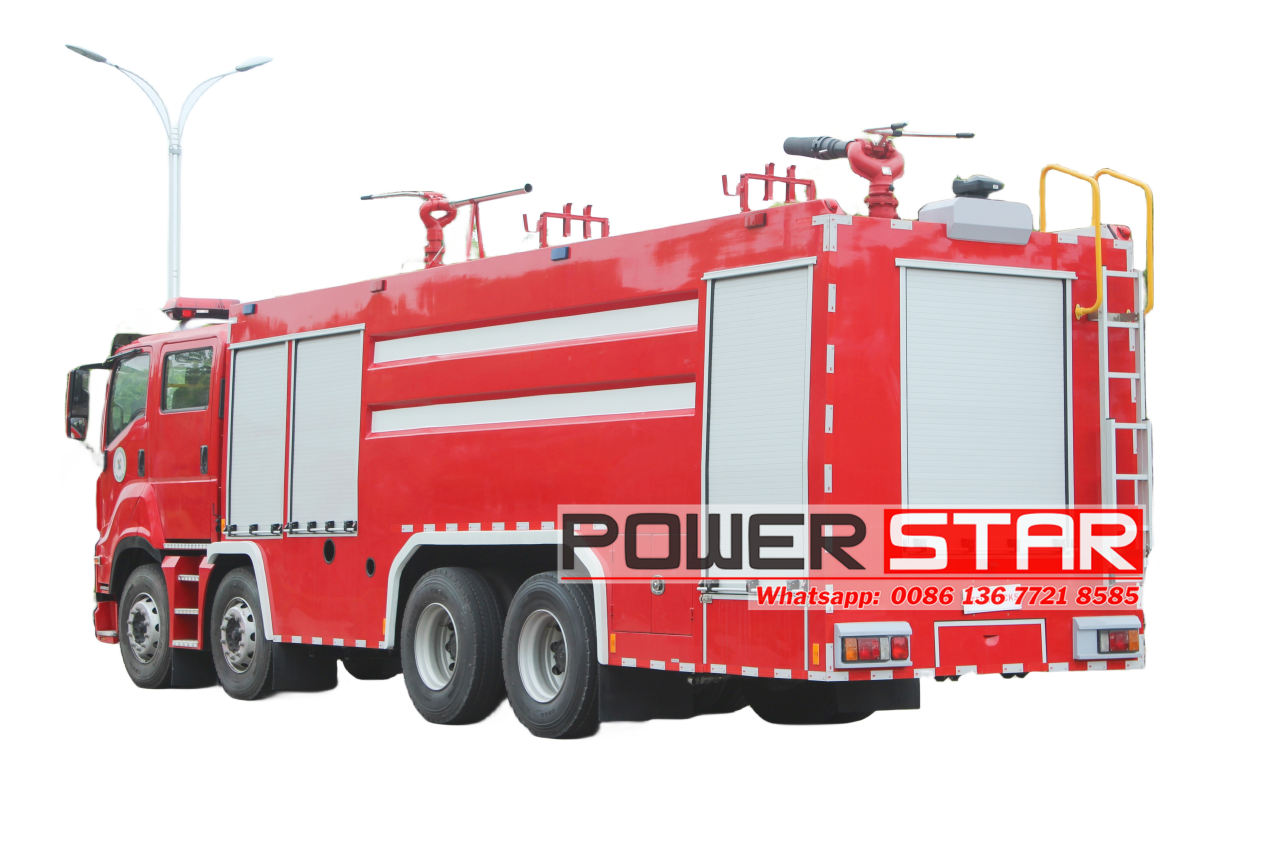 NIGERIA ISUZU GIGA Fire Water Tanker Trucks PROCUREMENT