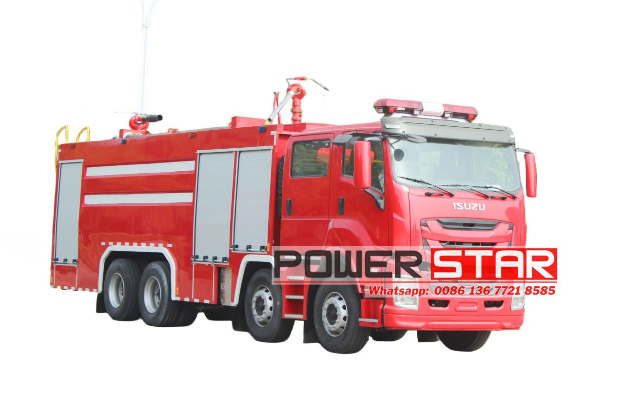 NIGERIA ISUZU GIGA Fire Water Tanker Trucks PROCUREMENT