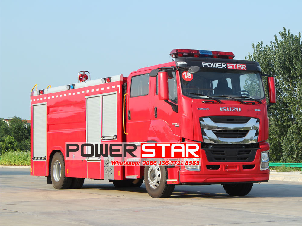 Isuzu fire truck