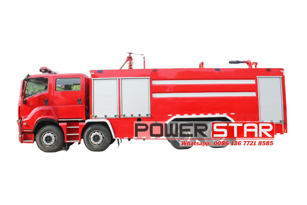 NIGERIA ISUZU GIGA Fire Water Tanker Trucks PROCUREMENT