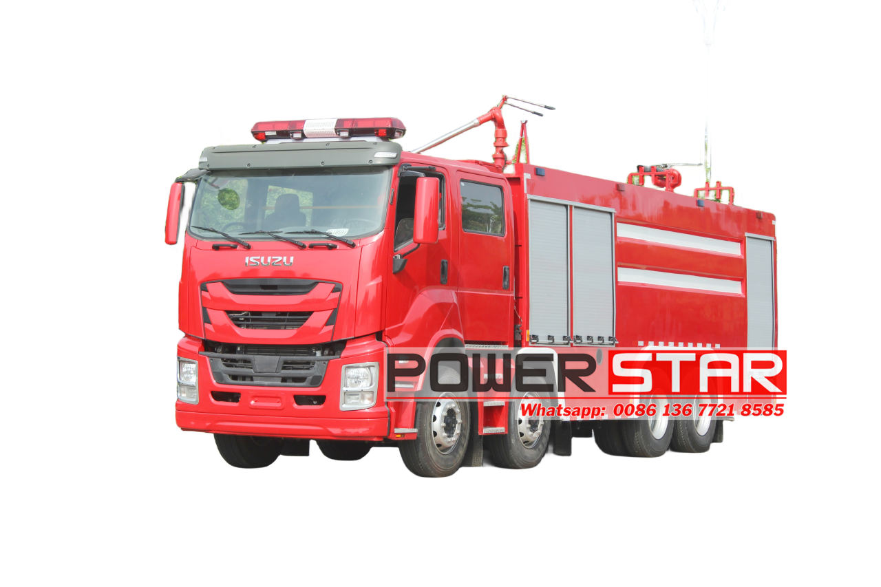 NIGERIA ISUZU GIGA Fire Water Tanker Trucks PROCUREMENT