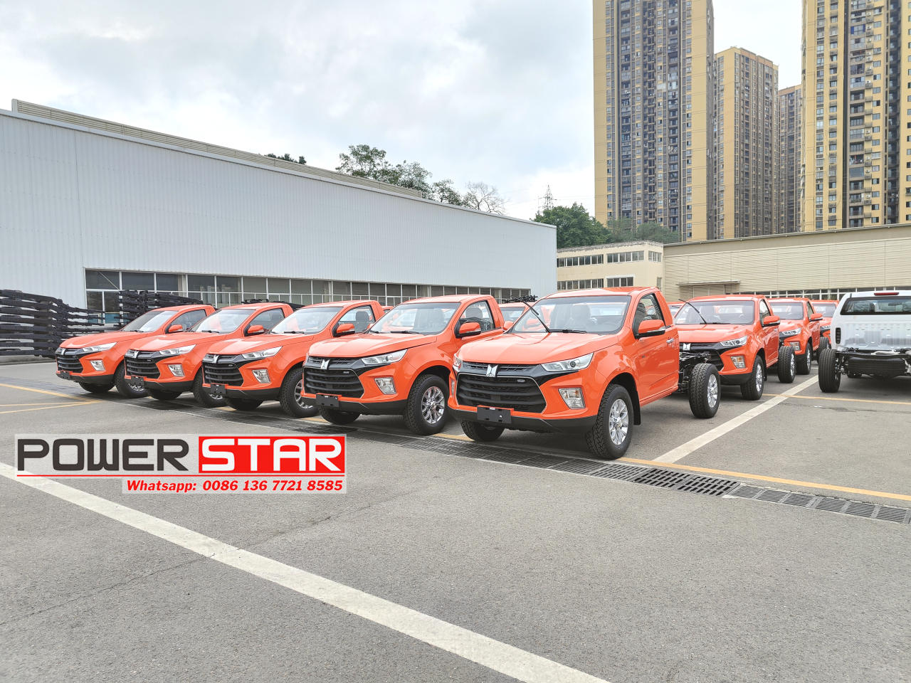 Algeria 42 units Isuzu 4x4 Pickup cab chassis truck