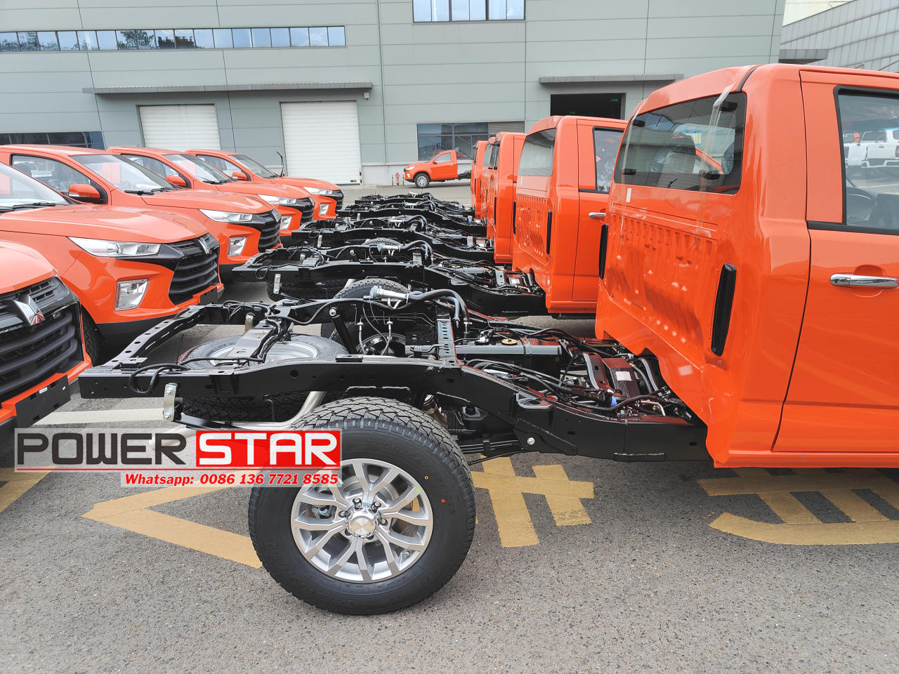 Algeria 42 units Isuzu 4x4 Pickup cab chassis truck