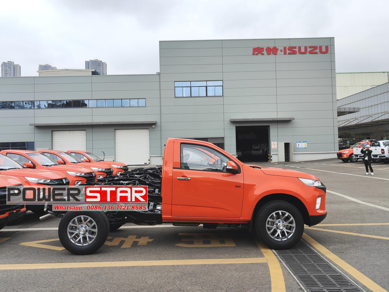 Algeria 42 units Isuzu 4x4 Pickup cab chassis truck