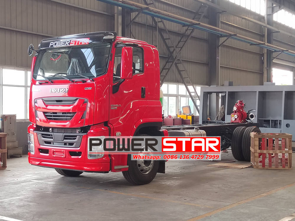 Isuzu fire truck