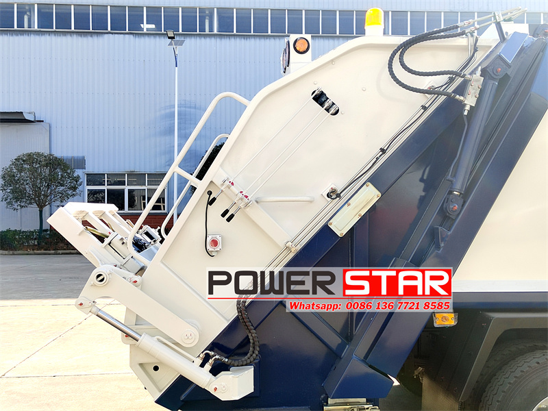 Rear manually operation lever