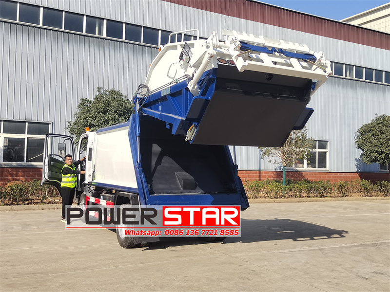 Isuzu 8cbm electric garbage truck EVM600