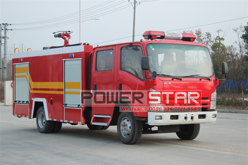 isuzu 700P fire fighting truck
