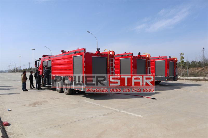 isuzu powder fire fighting truck