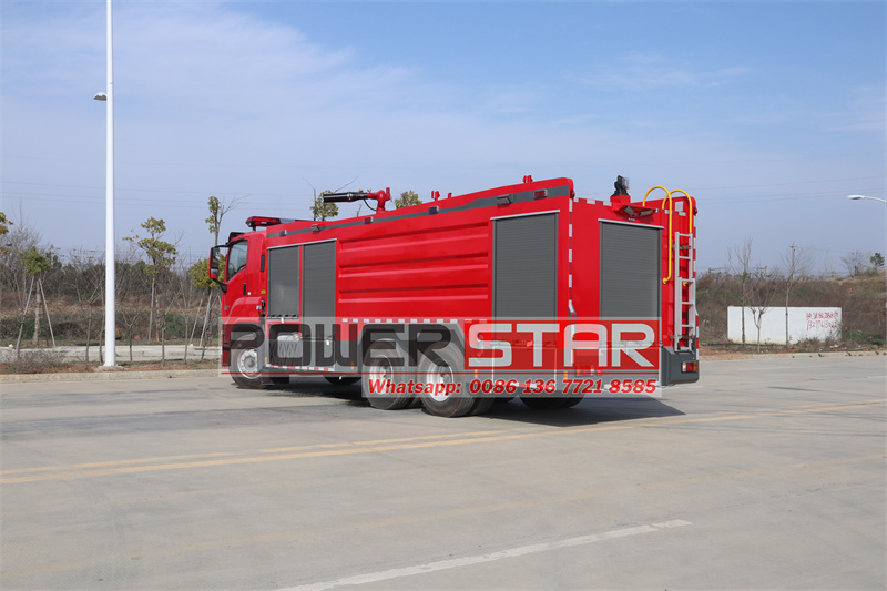isuzu powder fire fighting truck